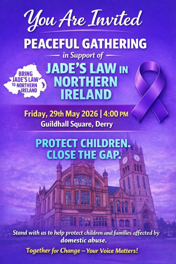 Jades Law Peaceful Gathering Derry
